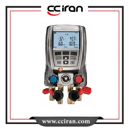 گیج منیفولد دیجیتال چهار شیر تستو مدل Testo 570-1