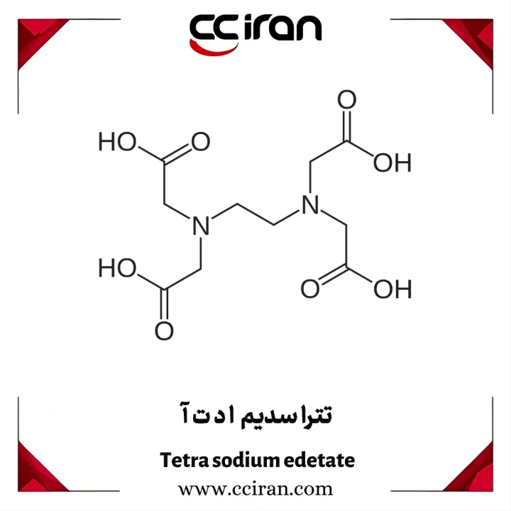 ساختار مولکولی تتراسدیم EDTA