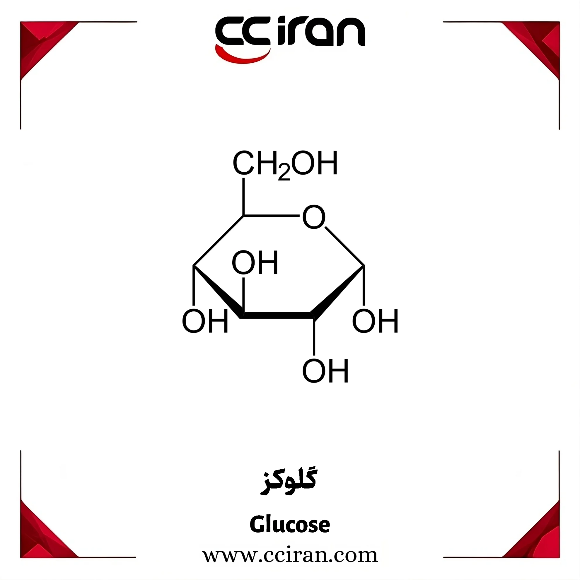 پودر سفید گلوکز خشک (دکستروز) گرید خوراکی بسته‌بندی‌شده برای صنایع غذایی