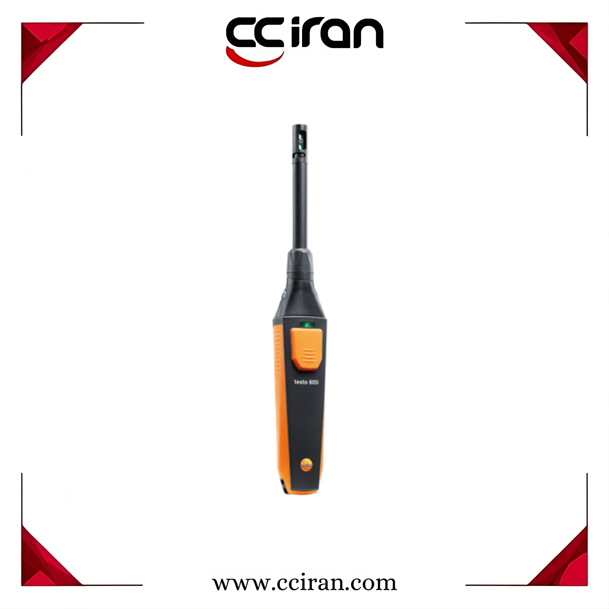 دماسنج و رطوبت‌سنج هوشمند تستو مدل Testo 605i با اتصال به موبایل، مناسب برای سیستم‌های تهویه، ساختمان و کنترل شرایط محیطی