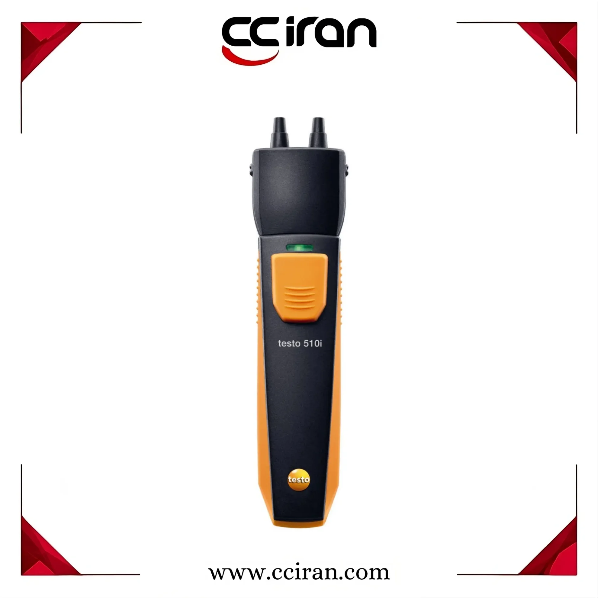 مانومتر و فشارسنج هوشمند تستو مدل Testo 510i با اتصال به موبایل، مناسب برای اندازه‌گیری فشار هوا و سیستم‌های HVAC